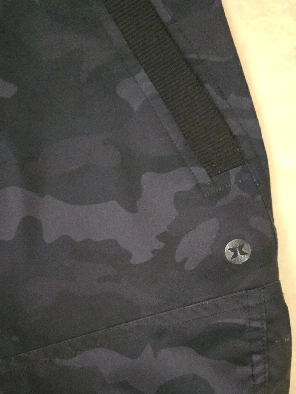 RBX Black Camo Jogger Capri Sz. M - Picture 2 of 5